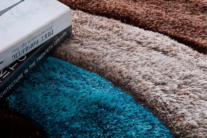 Handcrafted Super Soft multicolor Microfiber shaggy Carpet - Image 5