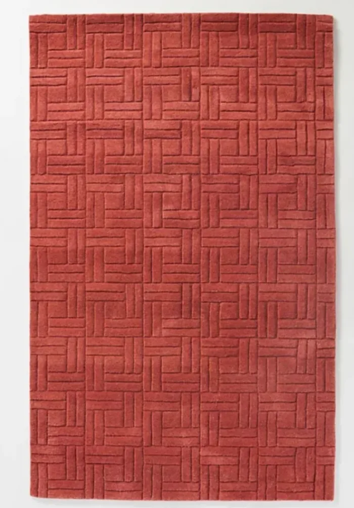 Ahara Red Handmade Tufted Rug: A Statement of Bold Elegance - Image 3