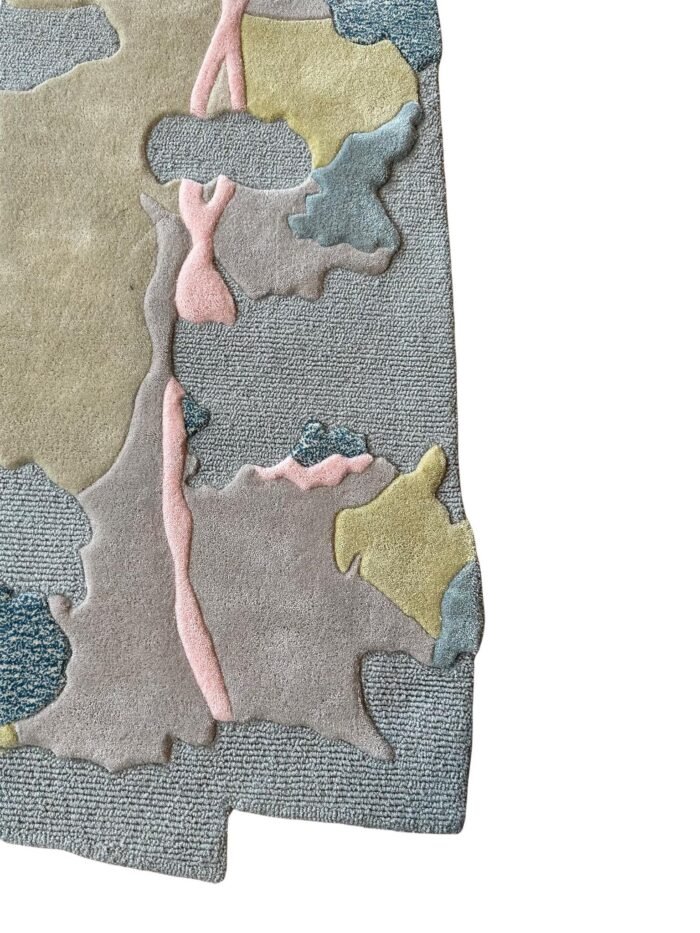 Abstract Irregular Shape Rug - Image 5