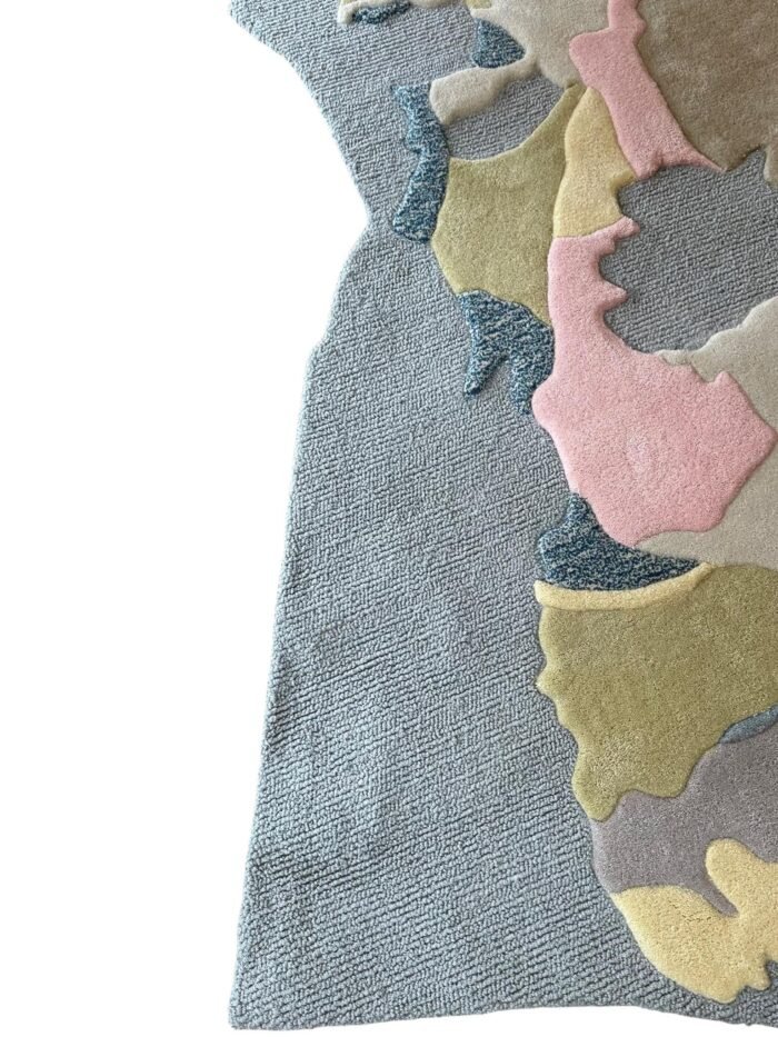 Abstract Irregular Shape Rug - Image 4
