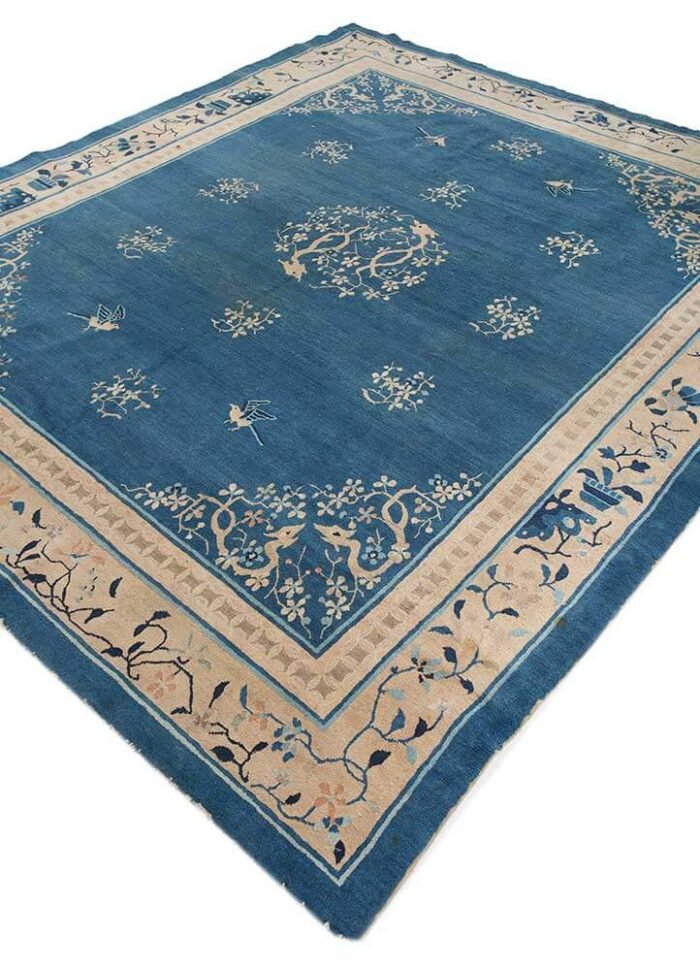 Dark Denim/Silver Hand Knotted Rugs - Image 2