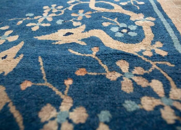 Dark Denim/Silver Hand Knotted Rugs - Image 4