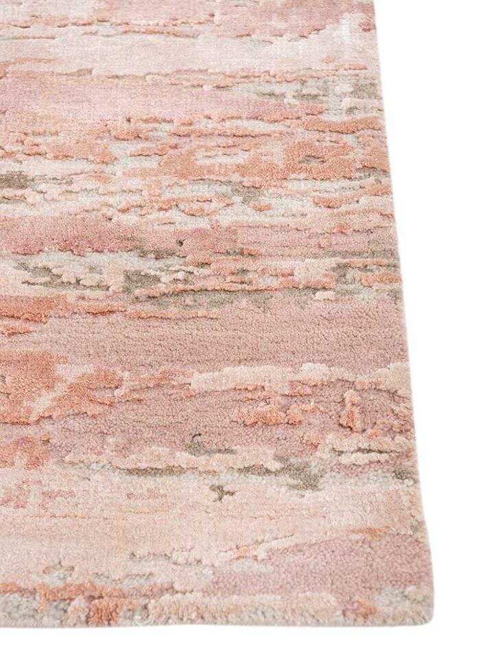 Antique White/Pink Crush Hand Knotted Rugs - Image 2