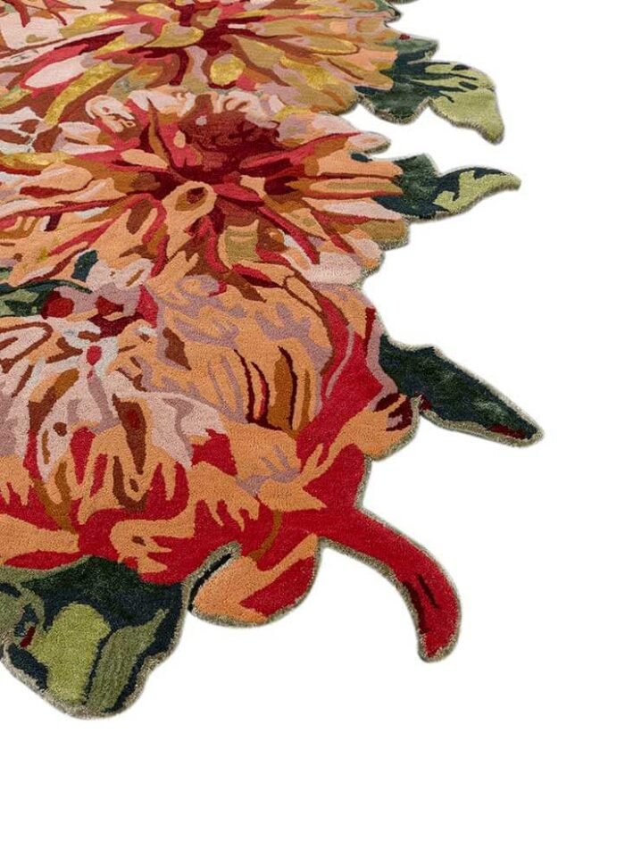 Amber Glow/Fiery Red Hand Tufted Rugs - Image 2