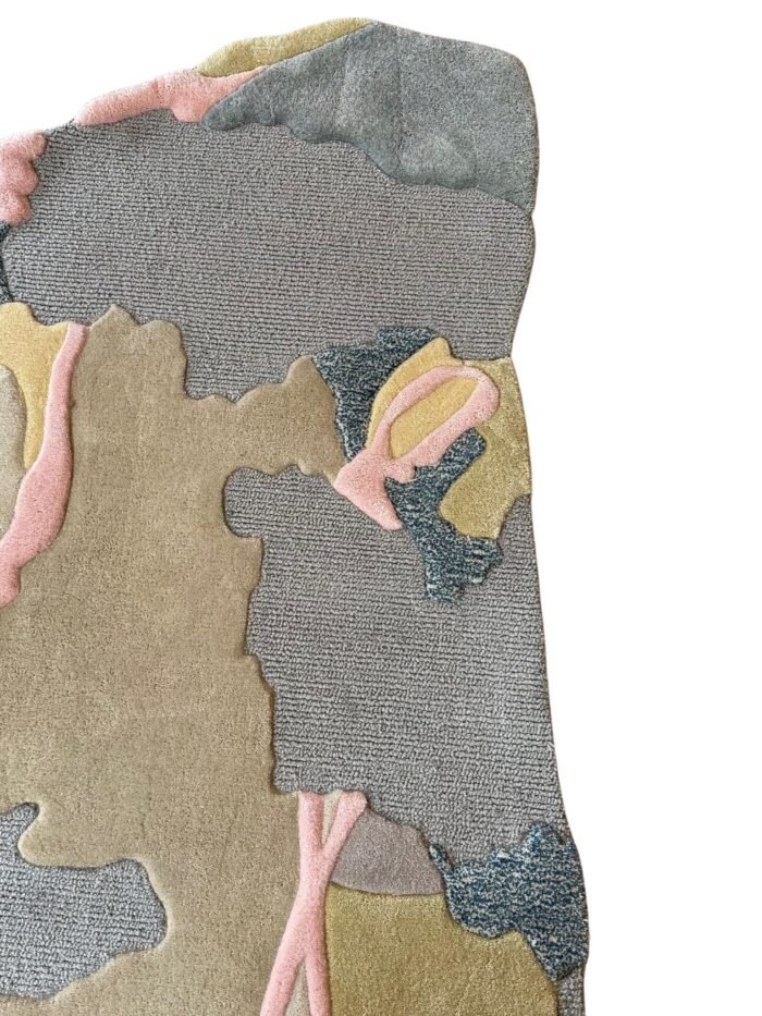 Abstract Irregular Shape Rug - Image 3