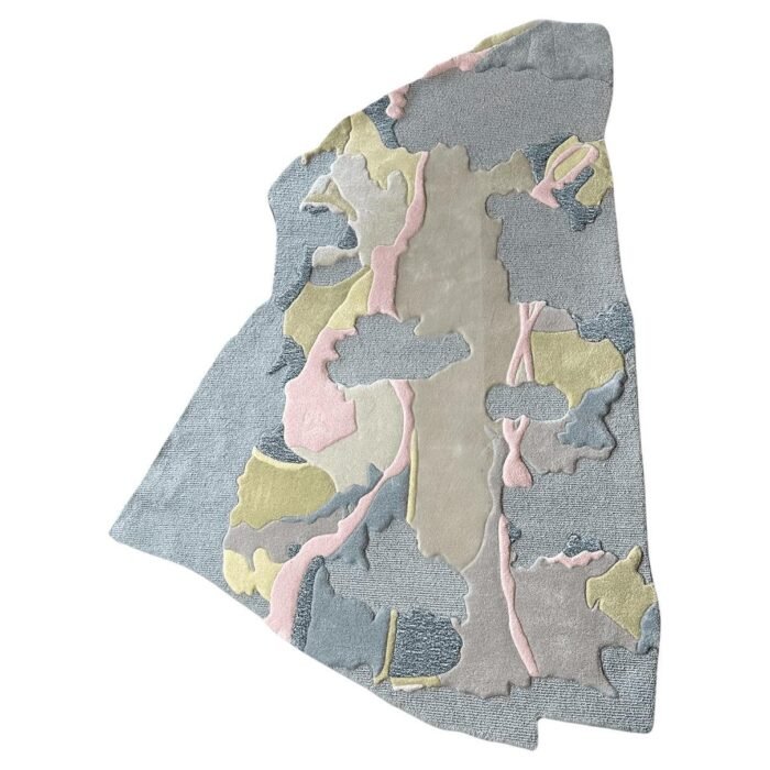 Abstract Irregular Shape Rug - Image 2