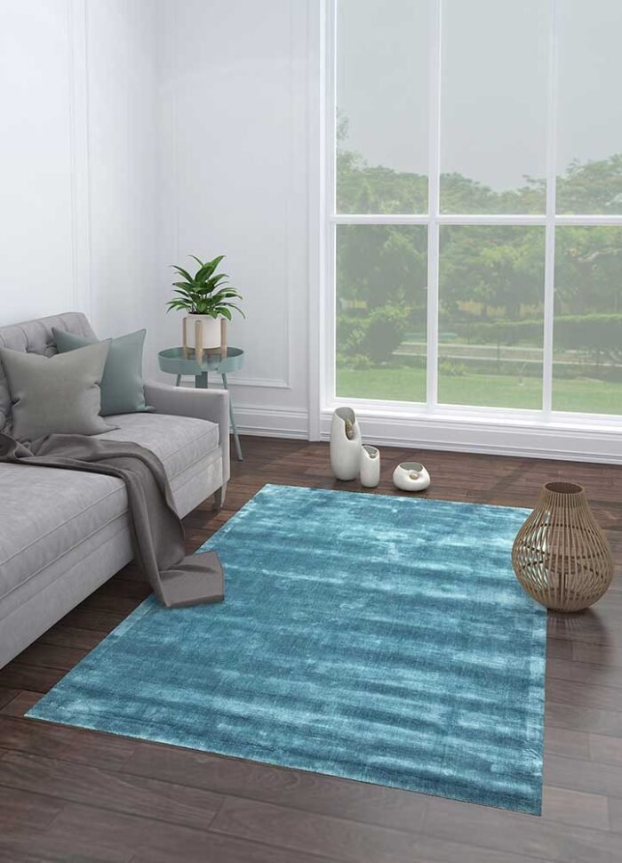 Aegean Blue Hand Loom Rugs - Image 2